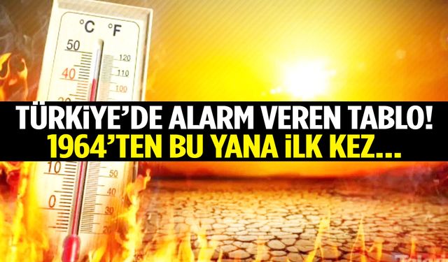 Türkiye’de alarm veren tablo! 1964’ten bu yana ilk kez…