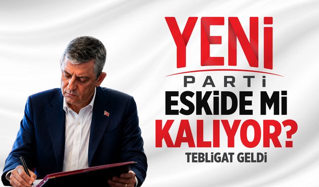 Yeni Parti eskide mi kalıyor?