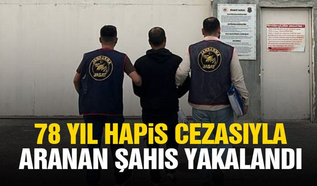 78 yıl hapis cezasıyla aranıyordu… Akhisar’da yakayı ele verdi!