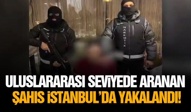 Uluslararası seviyede aranan şahıs İstanbul'da yakalandı!