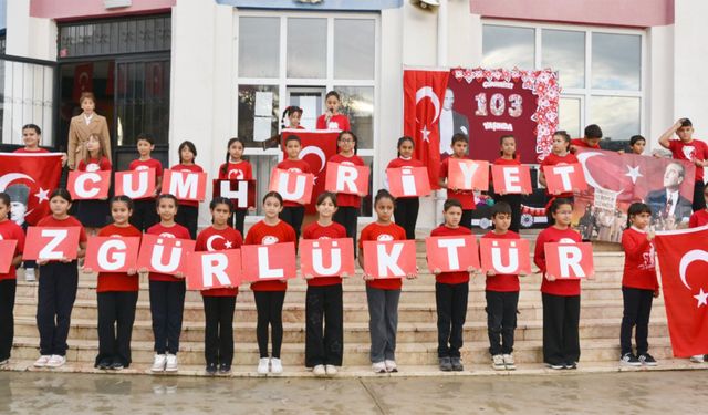 Dr. Ömer Faruk Meriç İlkokulu’nda 29 Ekim coşkusu