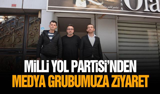 Milli Yol Partisi’nden medya grubumuza ziyaret