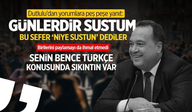 Dutlulu’dan yorumlara peş peşe yanıt: “Günlerdir sustum bu sefer ‘Neden sustun?’ dediler”
