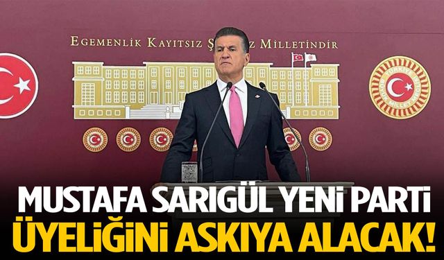 Mustafa Sarıgül YENİ Parti üyeliğini askıya alacak!