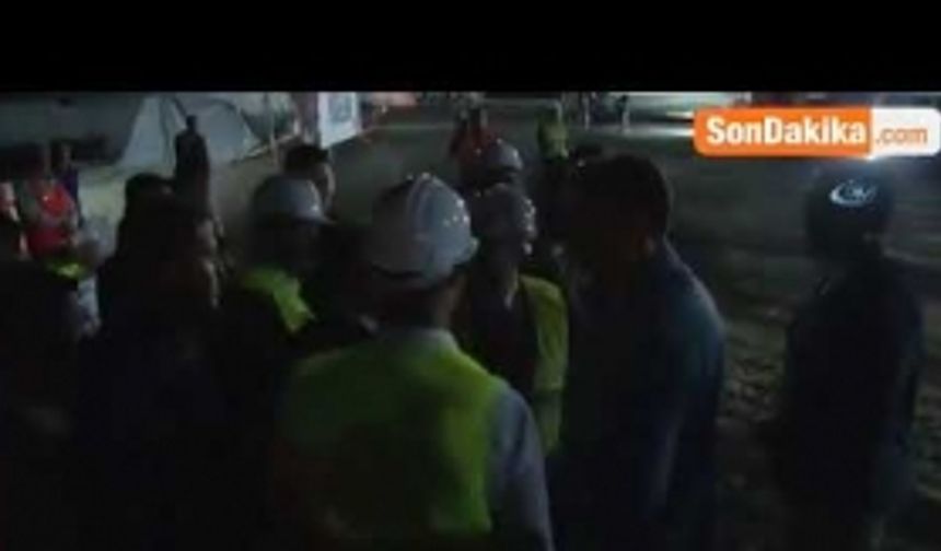 AK Partili Özdağ tünel açılışına alınmayınca korumayla tartıştı