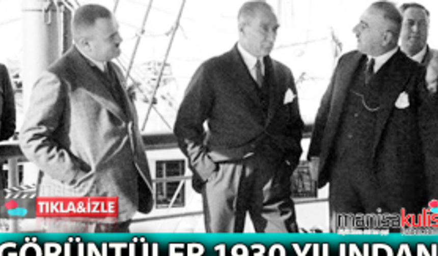 İşte Atatürk'ün daha önce yayınlanmayan görüntüsü