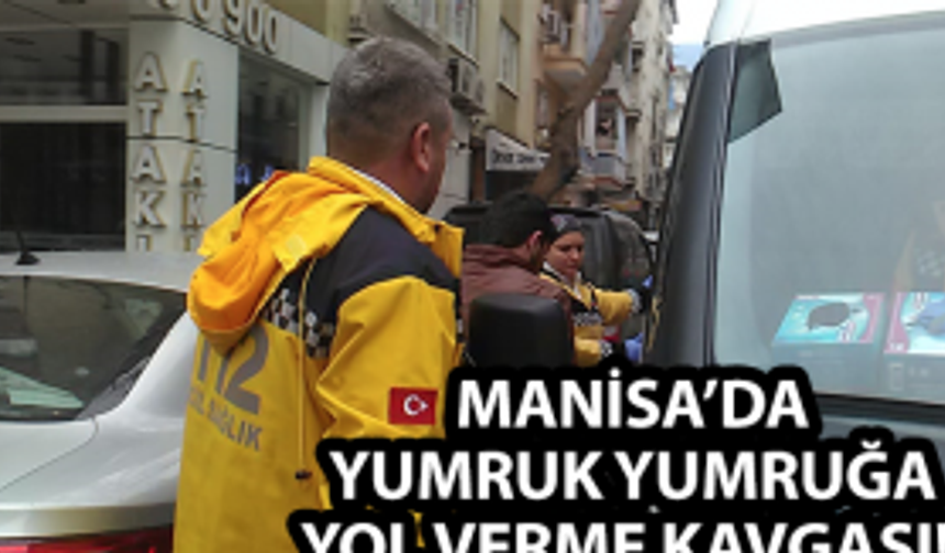 Trafikte yumruk yumruğa kavga ettiler!