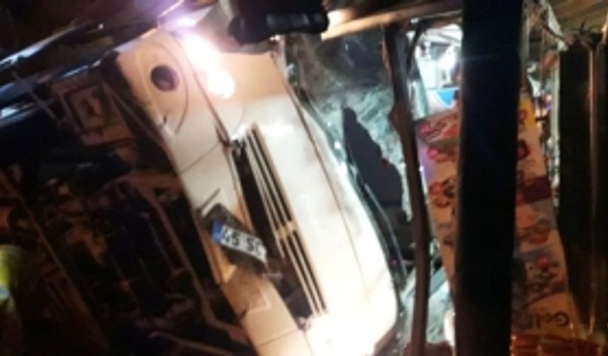 Manisa'da kaza: 1 ölü 28 yaralı