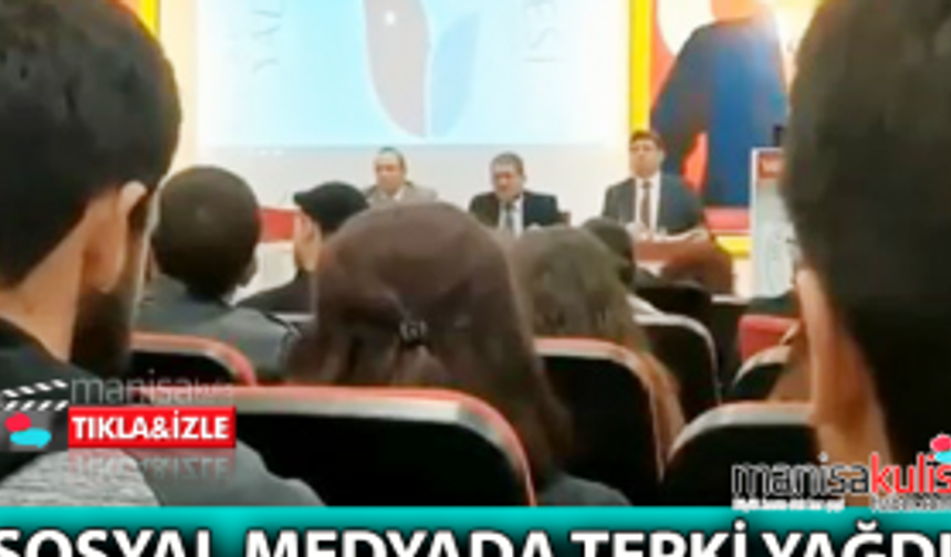 Öğretmene bir fırça da rektörden