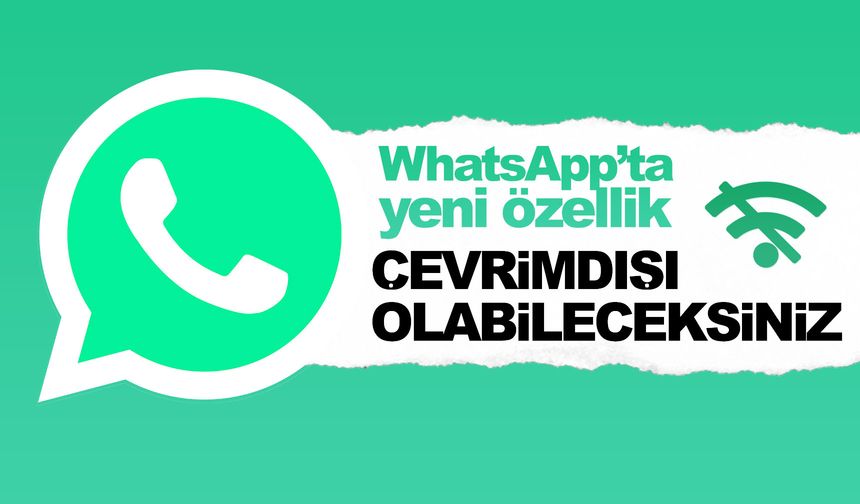 WhatsApp'tan yeni özellik: Çevrımdışı olma imkanı