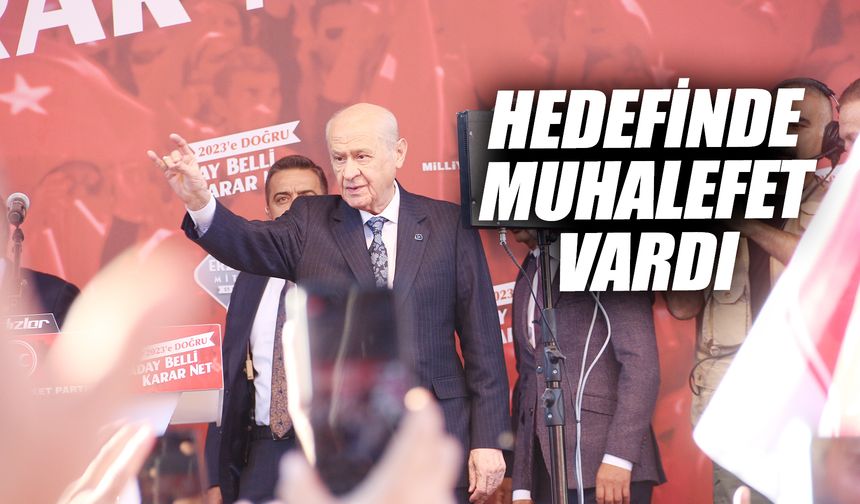 MHP lideri Bahçeli, Erzurum’da konuştu