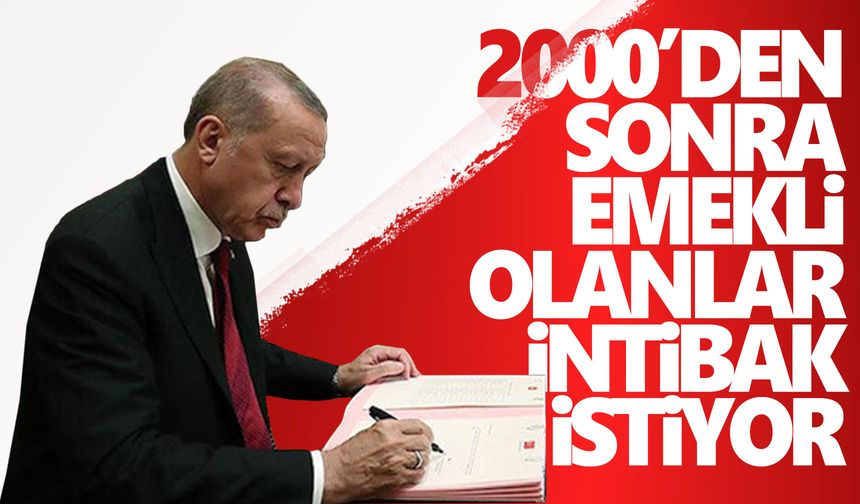 Emeklilerden Erdoğan'a intibak mektubu