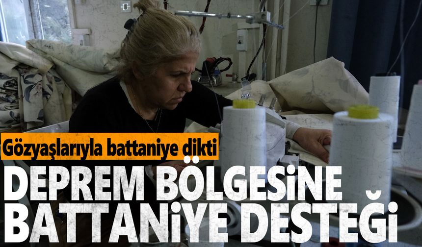 Manisa’dan deprem bölgesine günde 100 battaniye desteği  