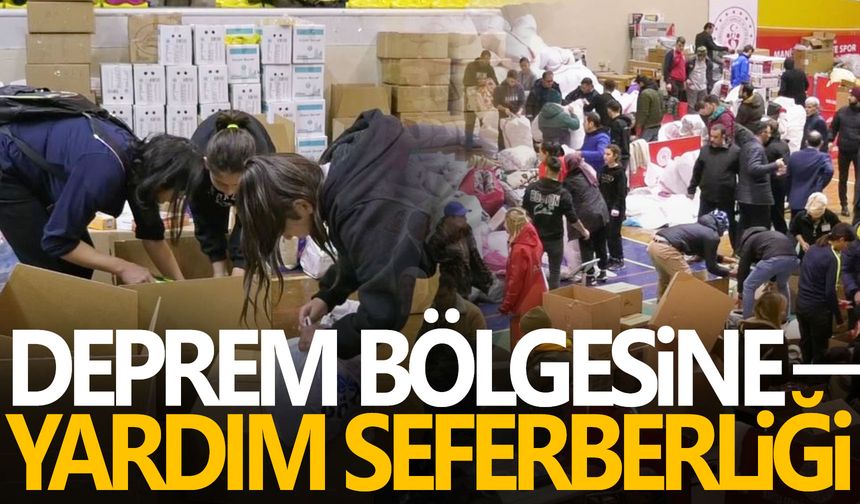 Deprem bölgesine ‘yardım’ seferberliği