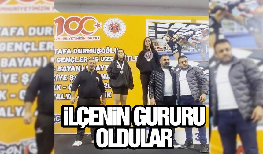 Salihli’ye 1 gümüş, 1 bronz madalya