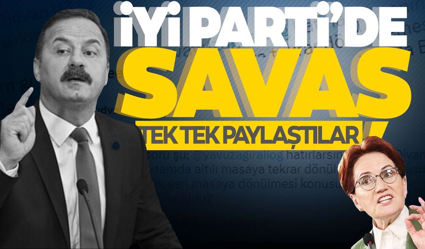 İYİ Parti'nin ağır topları Ağıralioğlu'nu hedef aldı