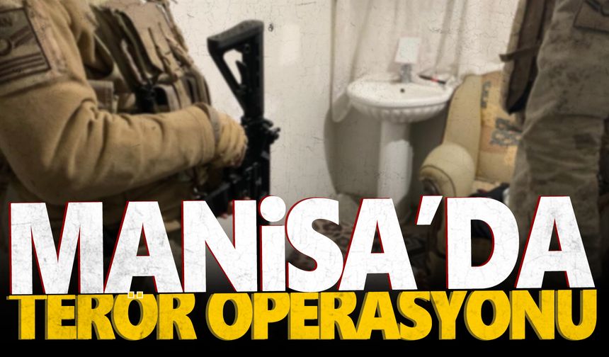 Manisa'da terör operasyonu: 3 gözaltı  
