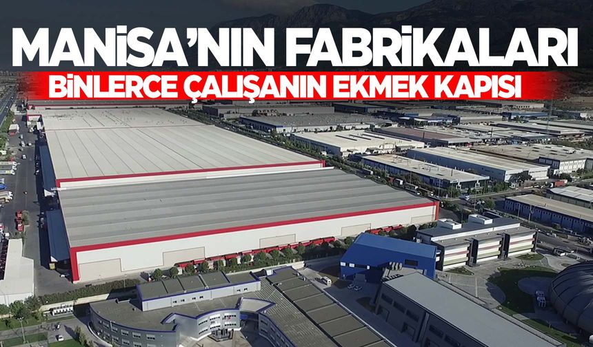 Manisa Organize Sanayi bölgesindeki fabrikalar