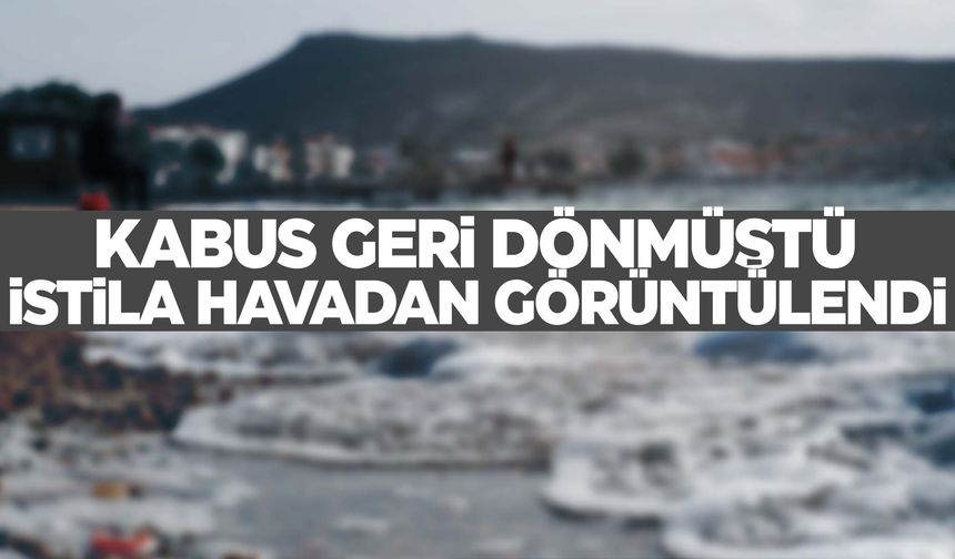 Kabus geri dönmüştü… İstila havadan görüntülendi!