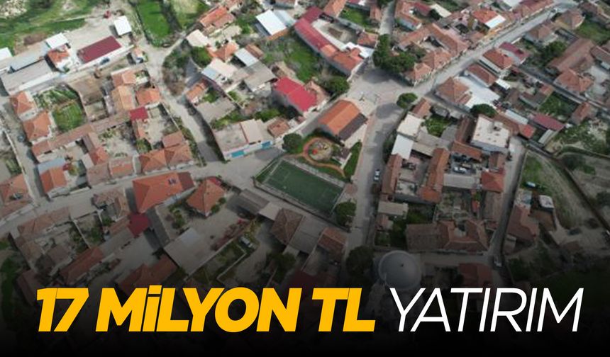 Manisa’nın mahallesine 17 milyonluk yatırım!