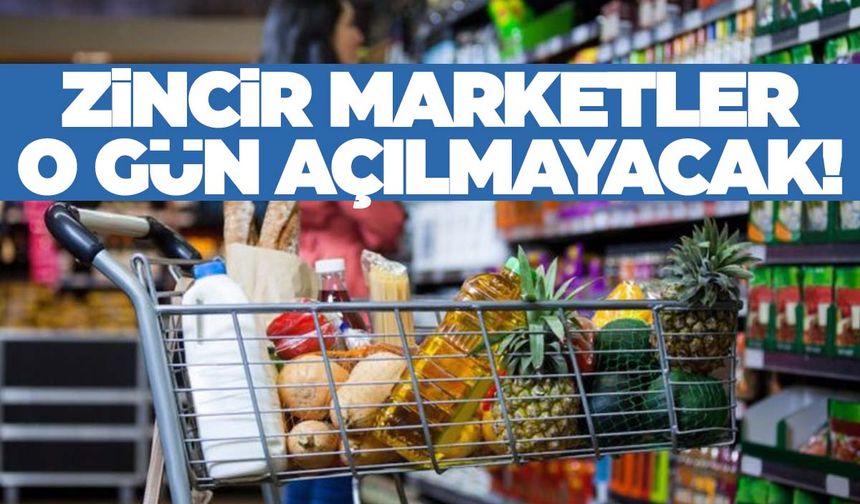 ŞOK, A-101, BİM, Migros, Carrefoursa için ortak karar... O gün açılmayacak!