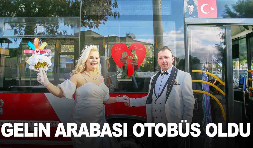İzmir’de sıra dışı düğün… ESHOT şoförleri hayatını birleştirdi