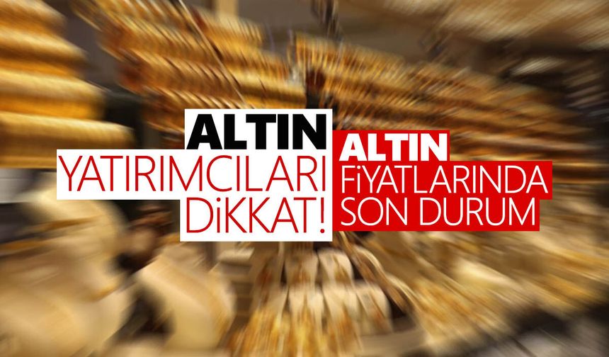 Manisa altın fiyatları belli oldu