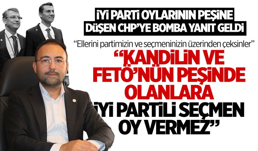 Manisa'da İYİ Parti kılıçları çekti! CHP'ye çok sert cevap!