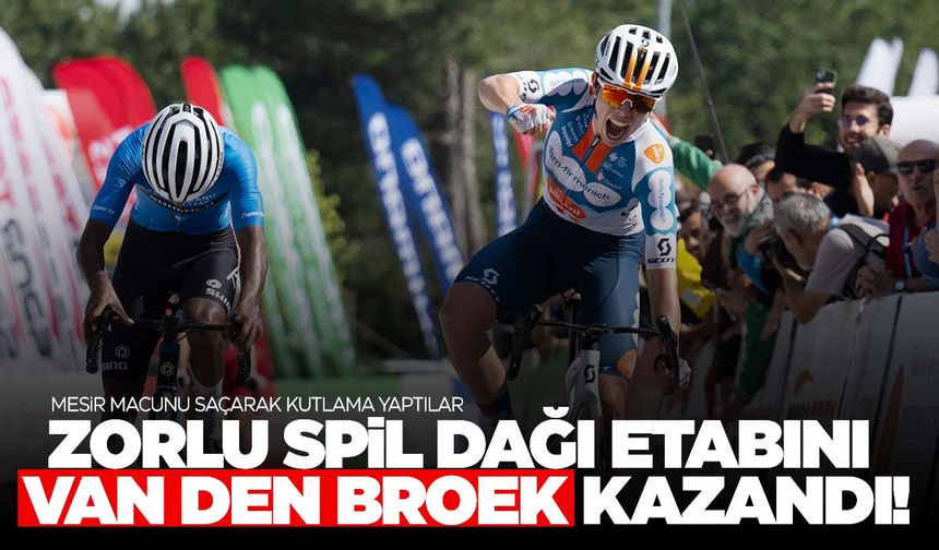 Bisiklet Turu’nun 6. etabı tamamlandı… Zorlu Spil Dağı etabını Van den Broek kazandı!