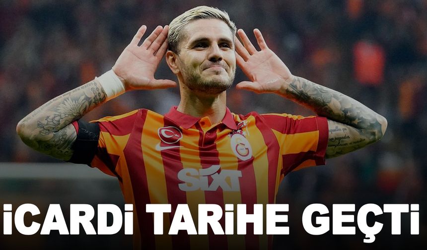 Mauro Icardi, Galatasaray tarihine geçti