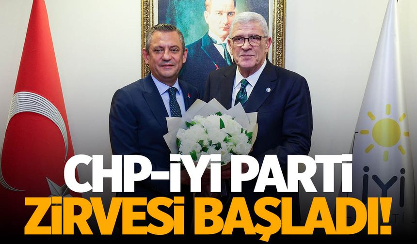 CHP-İYİ Parti zirvesi başladı! Özgür Özel'den ziyaret...