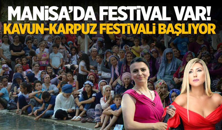 Gölmarmara'da Kavun-Karpuz Festivali Yapılacak!