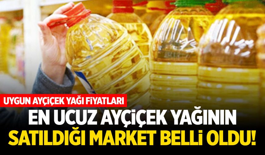 En Ucuz 5 Litre Ayçiçek Yağı Hangi Markette? Belli Oldu! BİM, A101, Migros Ayçiçek Yağı Fiyatları