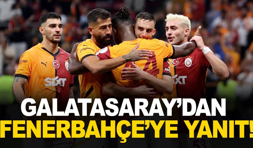 Galatasaray'dan Fenerbahçe'ye yanıt