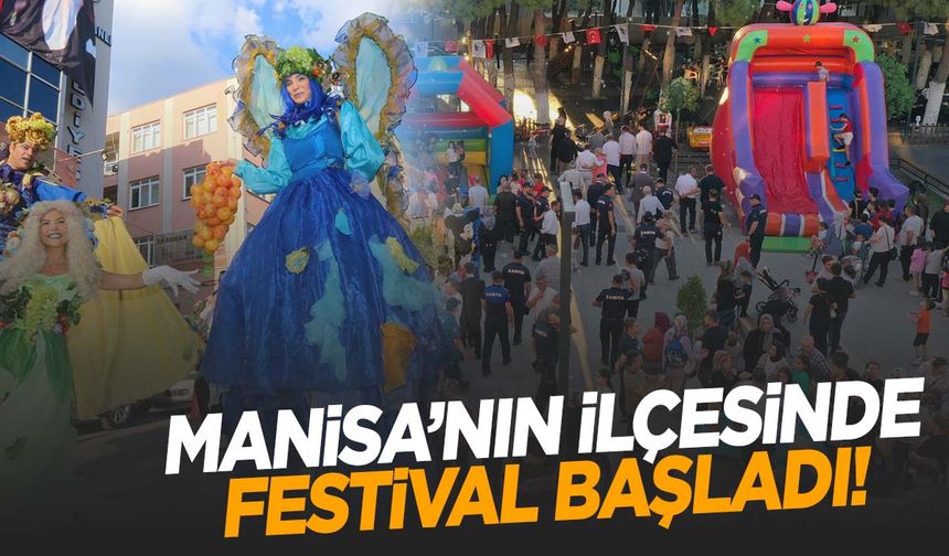 Üzümün başkenti Saruhanlı'da festival başladı!