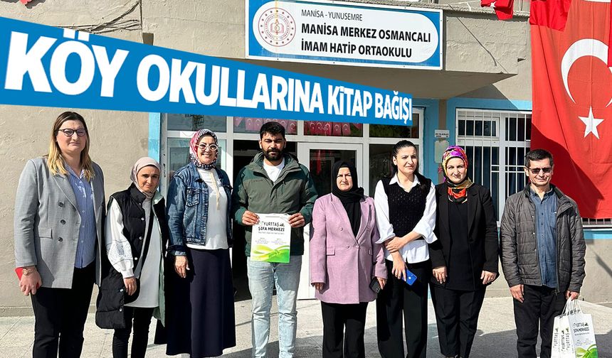 TDED Manisa'da Köy Okullarına Kitap Bağışı Yaptı