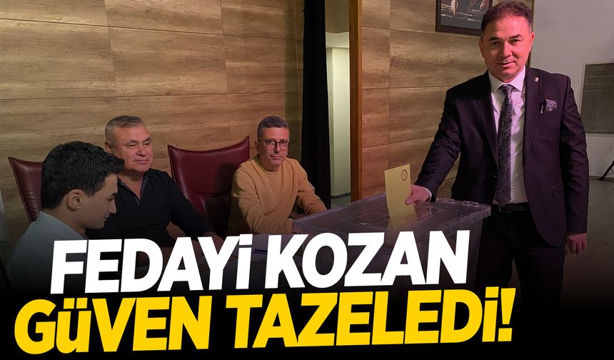 AK Parti Alaşehir’de Fedayi Kozan yeniden başkan seçildi