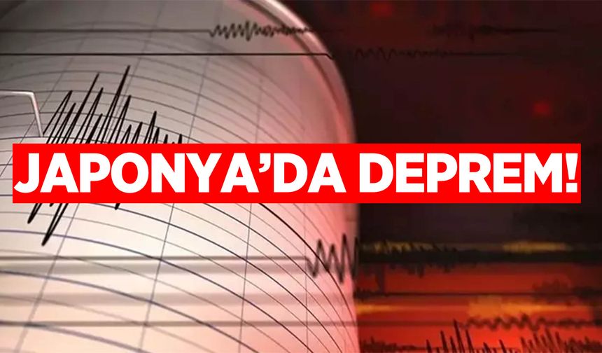 Japonya’da 6,2 büyüklüğünde deprem!