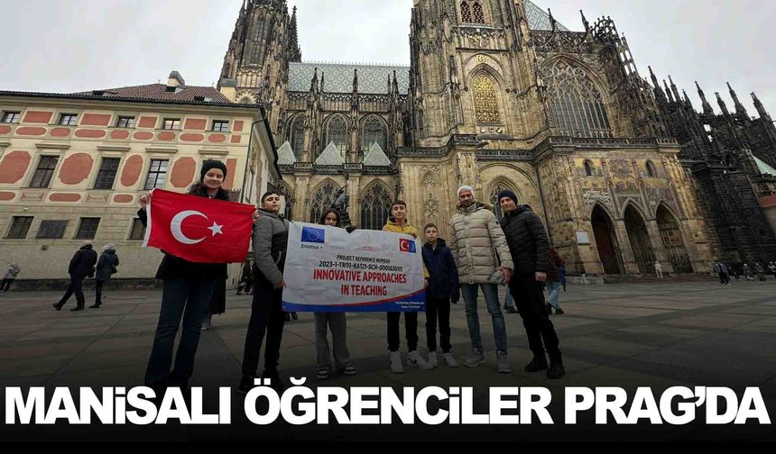 Karaoğlanlı Ortaokulu öğrencileri Prag’da eğitim deneyimi yaşadı