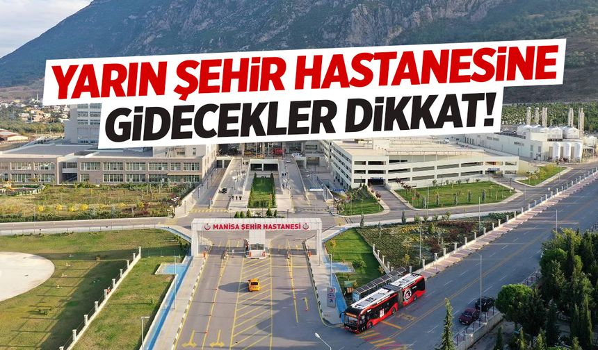 Manisa'da 12 Kasım 2024 Salı Görevli Doktorlar Belli Oldu