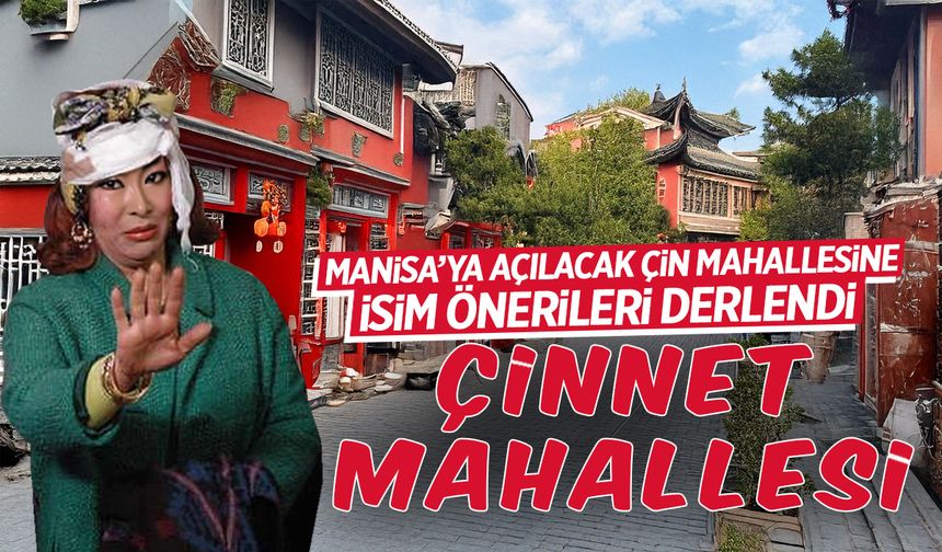 Manisa'ya yapılacak Çin Mahallesi’ne isim önerileri