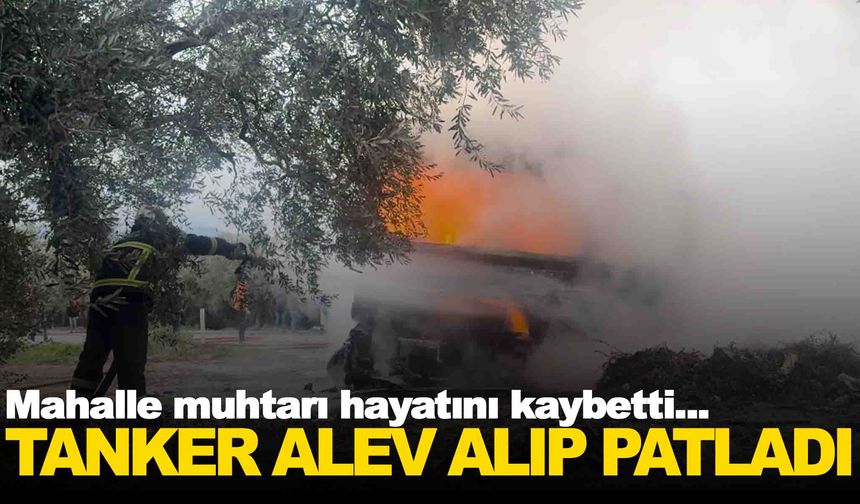 Otomobil ile çarpışan tanker alev aldı… Korkunç kazada can kaybı var!