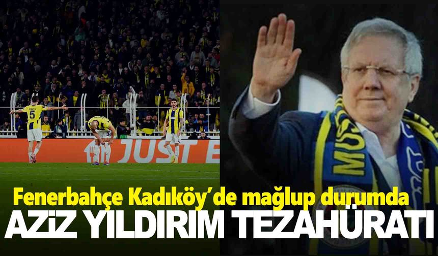 Kadıköy’de ‘Aziz Yıldırım’ sesleri… Stadyum inledi!