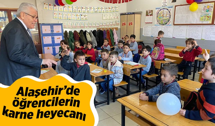 Binlerce öğrenci karne heyecanı yaşadı