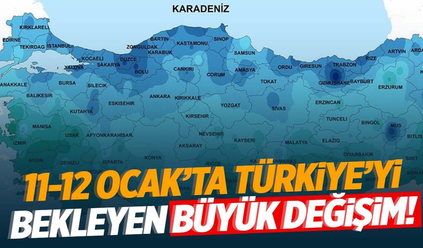 Türkiye’ye 11-12 Ocak alarmı! Batı’dan yeni sistem geliyor…