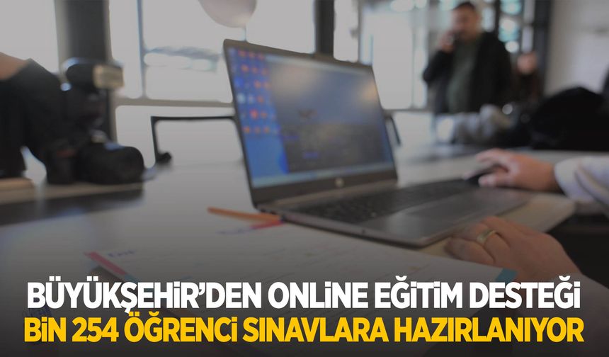 Manisa Büyükşehir’den öğrencilere online eğitim desteği