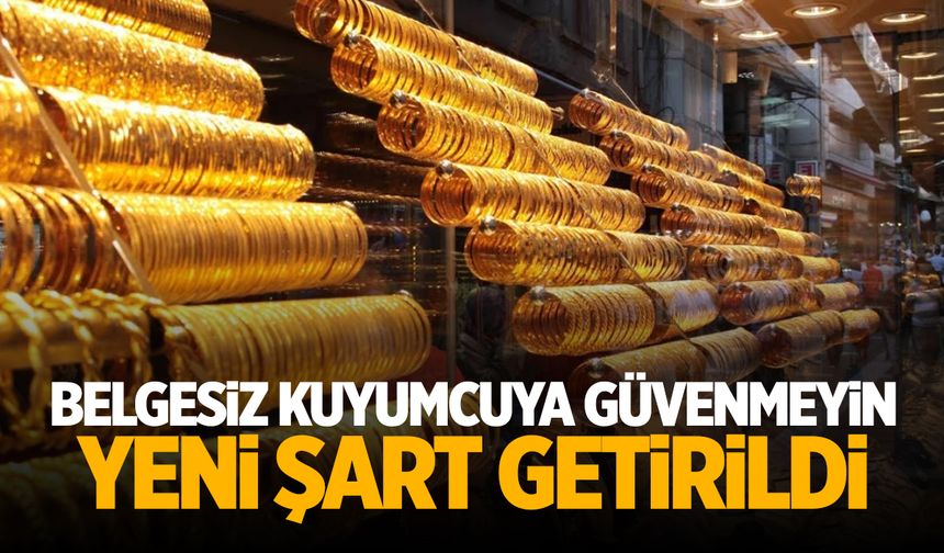 Belgesiz kuyumculara güvenmeyin!