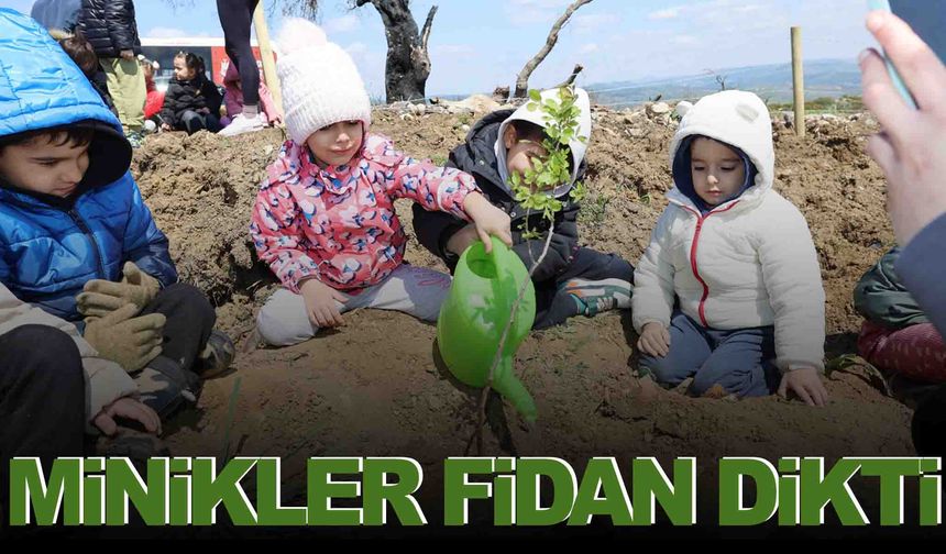 Şehzadeler’in minikleri fidan dikti