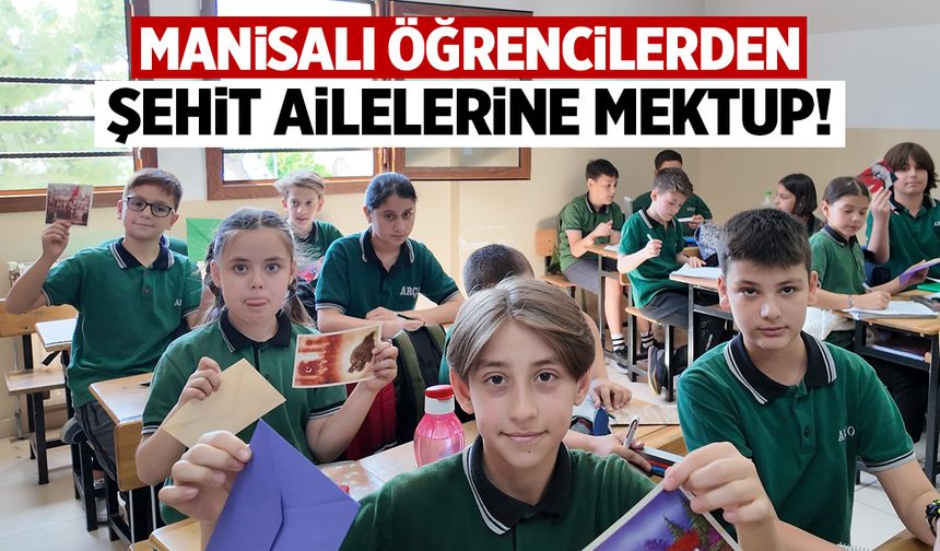 Ali Rıza Çevik Ortaokulu öğrencilerinden şehit ailelerine mektup