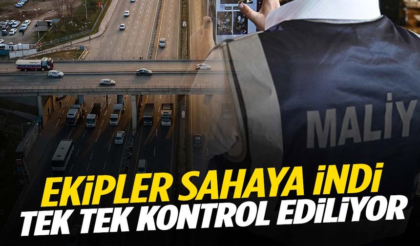 Ekipler sahaya indi… Tek tek kontrol ediliyor!